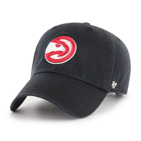 Atlanta Hawks NBA '47 Clean Up Hat - Black | Adjustable | SportBuff