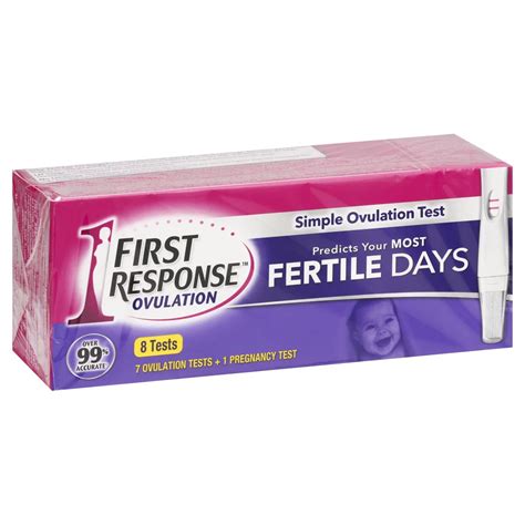 First Response Simple Ovulation + Pregnancy Test - Shop Pregnancy ...