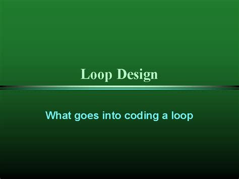 Looping Coding 的图像结果