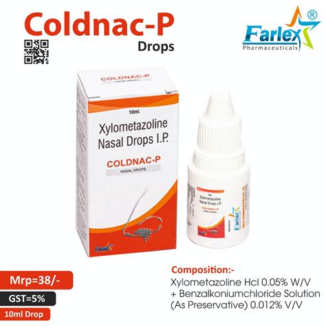 COLDNAC-P | Xylometazoline HCl Benzalkonium Chloride Solution Nasal ...