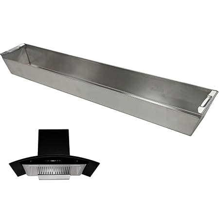 Stainless Steel Oil Collector Baffle Filter Container Tray for Kitchen ...