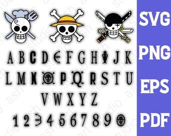 One Piece Font - Etsy
