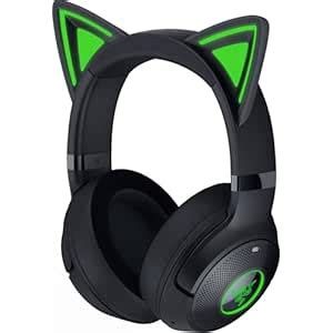 Razer Kraken Kitty V2 BT Wireless RGB Headset: Chroma RGB Kitty Ears ...