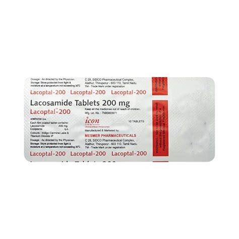 Lacoptal 200 MG Tablet (10): Uses, Side Effects, Price & Dosage | PharmEasy