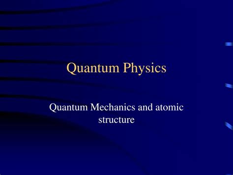 Quantum Physics Lesson 的图像结果