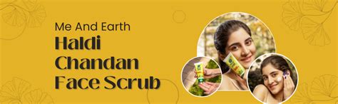 Buy Me And Earth Haldi Chandan Face Scrub For Skin Turmeric And ...