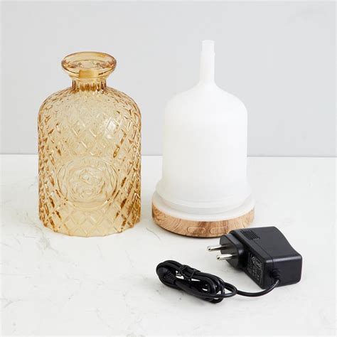 Buy Hervey Single Pc. Ultrasonic Aroma Diffuser - Polypropylene - Brown ...