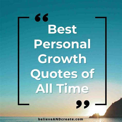 77 Best Personal Growth Quotes of All Time • Believe and Create