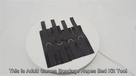 Sm Ribbon Nylon Bed Role Play Bondage Slave Straps Set Under Bed Sex Game Restrains Belts - Buy ...