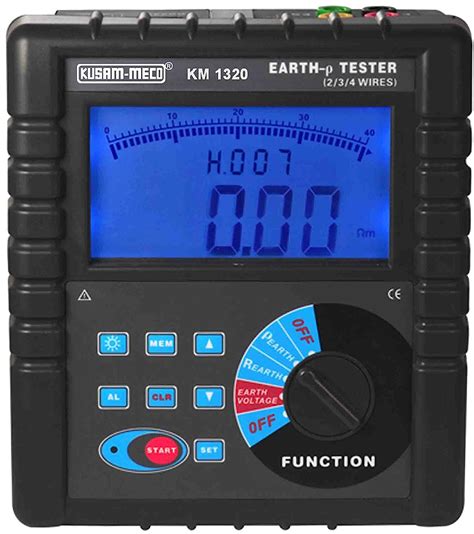KM 1320 Earth Resistance Soil Resistivity Tester 2/3 / 4 Wire : Amazon ...