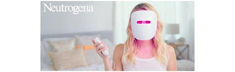 Neutrogena Light Therapy Acne Treatment Face Mask, Chemical & UV-Free ...