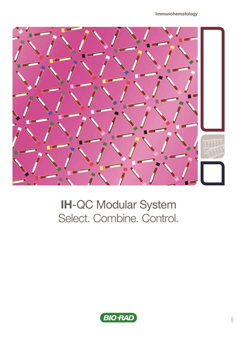 IH-QC Modular System - Bio-Rad Immunohematology