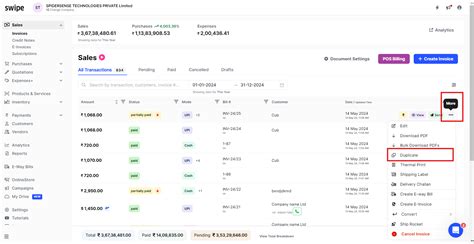 How to create a duplicate copy of an existing invoice on Web? - General ...