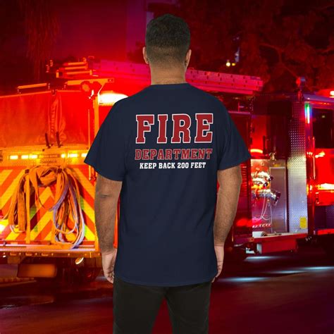 Firefighter T-shirt, Fire Department Tee, First Responder Gift ...