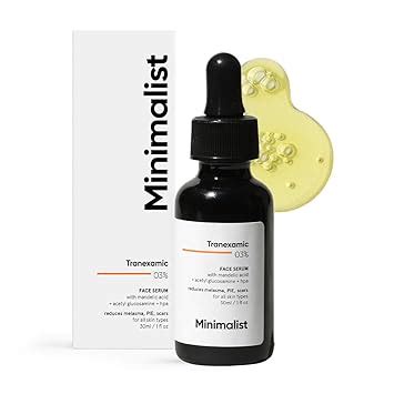 Minimalist 3% Tranexamic Acid Serum for Brighter, Clearer Skin | 30 ml ...