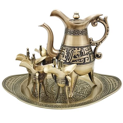 Bronze Wine Set, Wine Dispenser, Chinese Liquor Jug, Antique Wine Glass ...