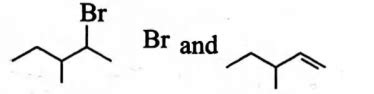 An organic compound X ( C 6 H 13 Br ) is optically active. X on ...