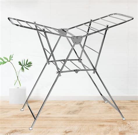 DRY LINE Basic Folding Cloth Drying Stand/Cloth Dryer with Stainless ...