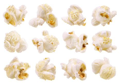 Premium Photo | A set of popcorn with different types of popcorn