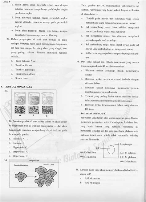 Contoh Soal Olimpiade Biologi SMA: Persiapan Matang untuk Meraih Prestasi