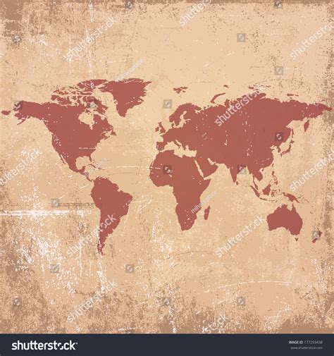 Blank Old World Map Vector 的图像结果