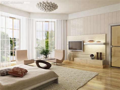 现代风格二居室家装设计作品图片