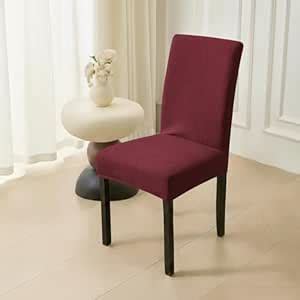 House of Quirk Stretch Jacquard Dining Chair Cover – Universal Fit, 220 ...
