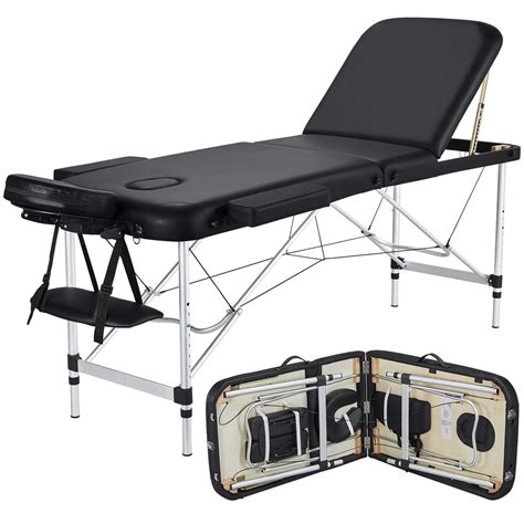 Amazon.com: Yaheetech Massage Tables Portable Tattoo Table Adjustable ...