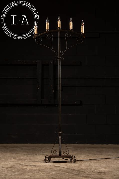 Electric Floor Candelabra