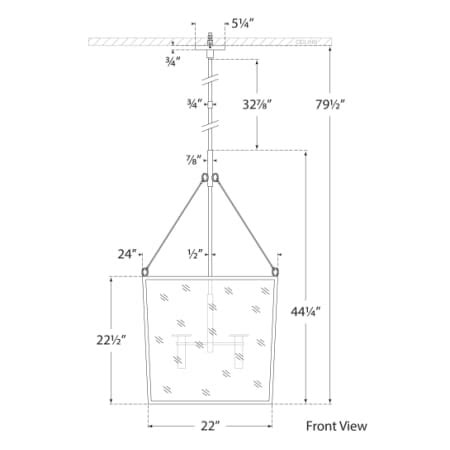 Visual Comfort BBL 5106BZ Cochere 24" Large Lantern by Barbara Barry ...