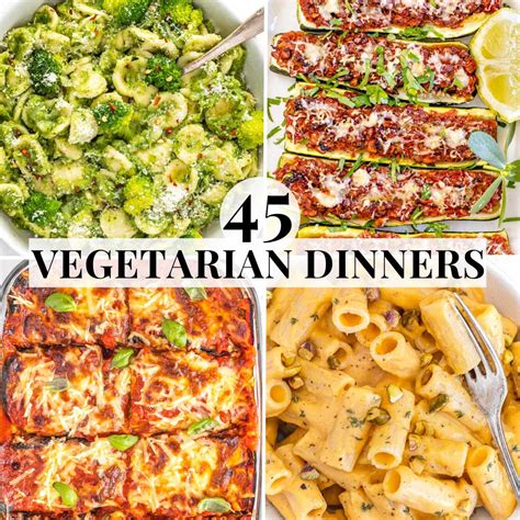 45 Easy Vegetarian Dinner Recipes | Recipe Cart | Recipe Cart