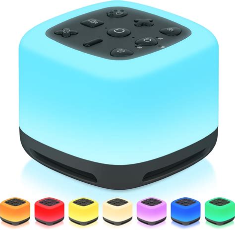 White Noise Machine Baby with Voice Recording 30 Soothing Sounds Sleep ...