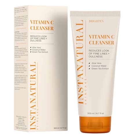 InstaNatural Vitamin C Cleanser Face Wash with India | Ubuy
