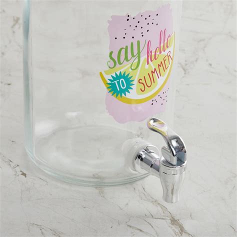 Buy Corsica Essentials Summer Glass Dispenser - 3L from Corsica by Home ...