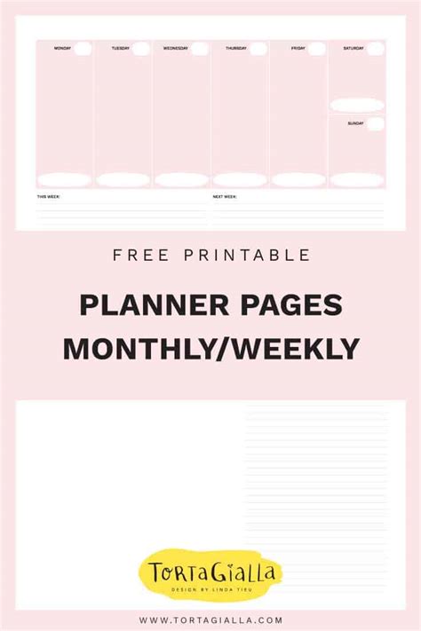Planner Pages PDF Free 的图像结果