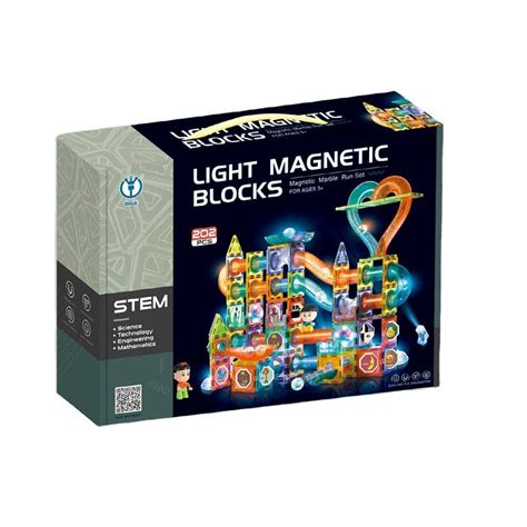 Happy Hues® Light Magnetic Tiles (202 Pcs) - Building Blocks for Kids ...