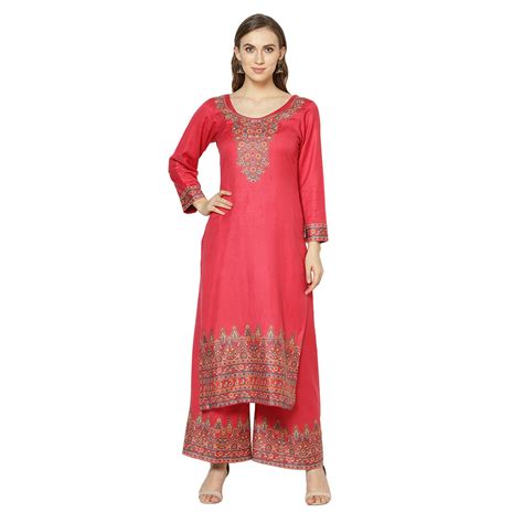 Acro Wool Red Dress Material with Stole – Safaa World