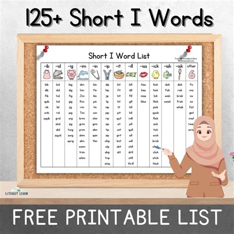 FREE Printable Phonics Word Lists - Literacy Learn