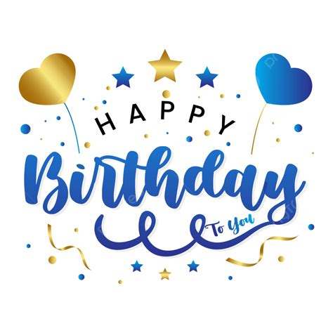 Happy Birthday Greeting Card And Illustration Vector Art, Happy ...