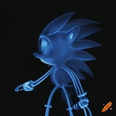 X-ray of sonic the hedgehog's inner structure