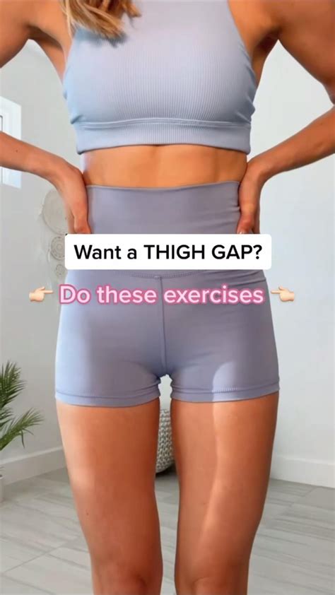 Thigh gap do these exercises gym inspiration at home workout cute gym ...