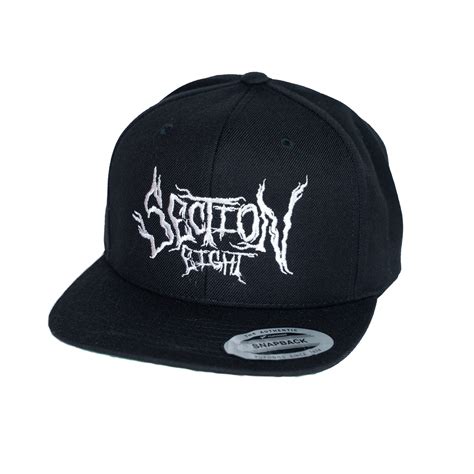 SECTION 8 SNAPBACK - BLACK - Dipt® Kicks