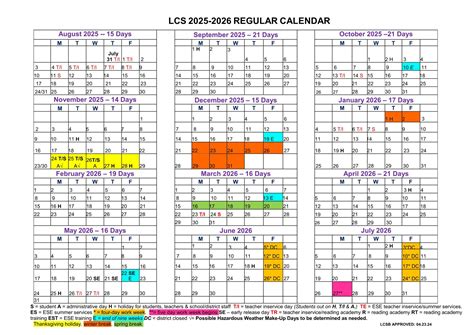 Leon County Schools Calendar 25-26 [PDF] - EduCounty