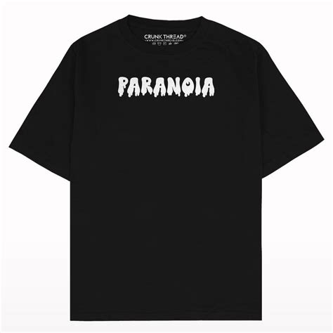 Paranoia Oversized T-shirt - Crunk Thread