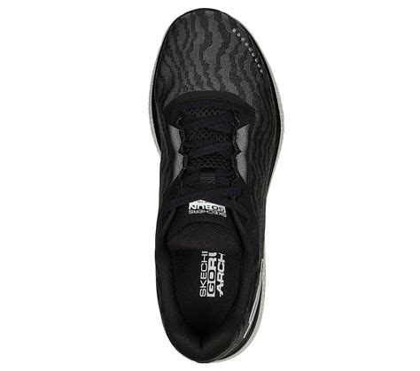 Skechers Black/White Go Run Ride 10 Running Shoes For Women - Style ID ...