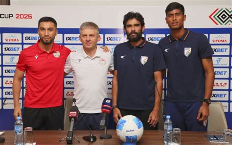 Tajikistan the first test for India in CAFA Nations Cup 2025