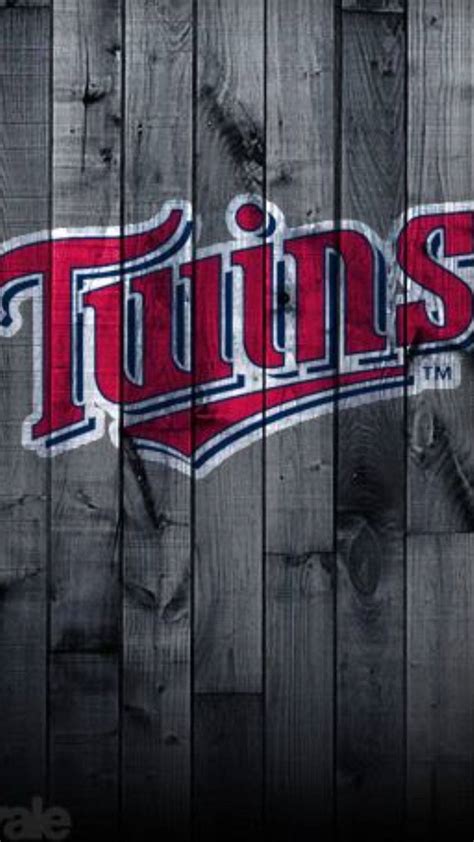Download Red Minnesota Twins Jersey Logo Wallpaper | Wallpapers.com