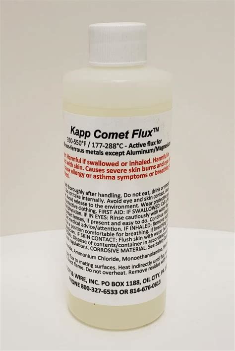 Kapp Comet Flux For Low Temperature Soldering Of Copper Brass ...