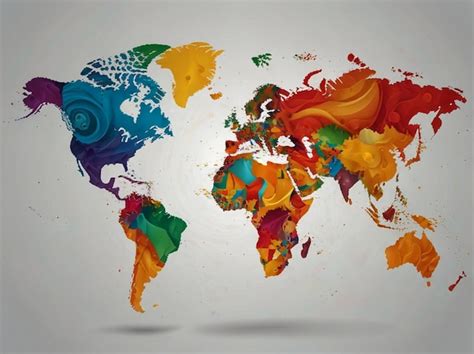 World Map Colored 的图像结果