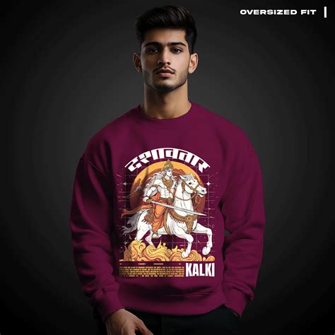 Kalki: The Restorer of Dharma Oversized Sweatshirt – Covert